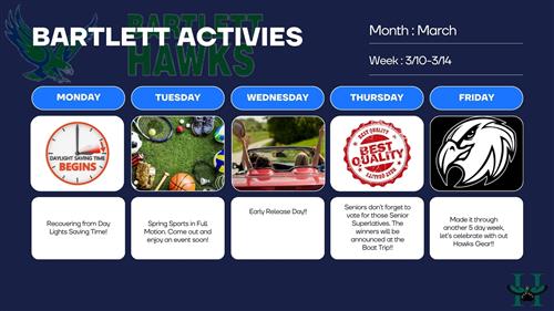 Bartlett Activites